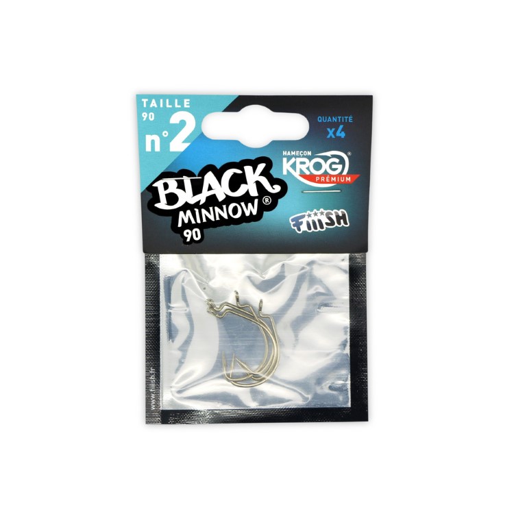 Fiiish Black Minnow 90 - 4 Hooks VMC