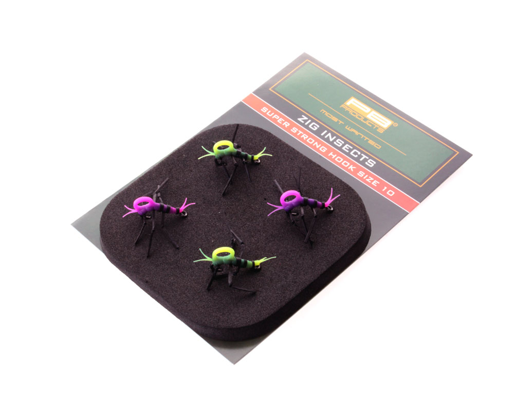 PB Products Super Strong Zig Insects Yellow/Pink size 10