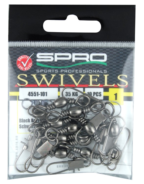 Spro Swivels - Barrel Swivel With Interlock Snap - De Sportvisser