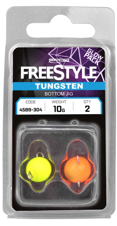 Spro Freestyle Tungsten Bottom Jigs Orange / Chart