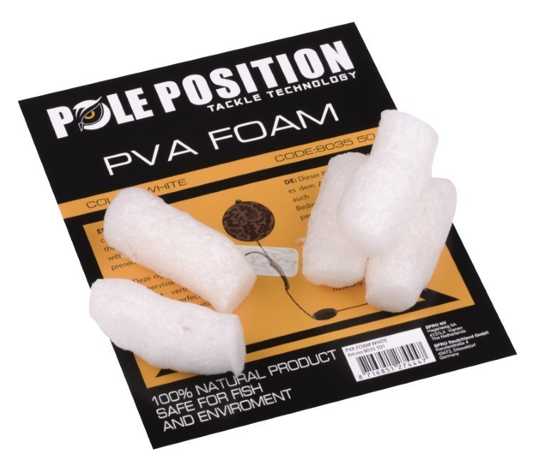 Pole Position Soluble Foam Chips White