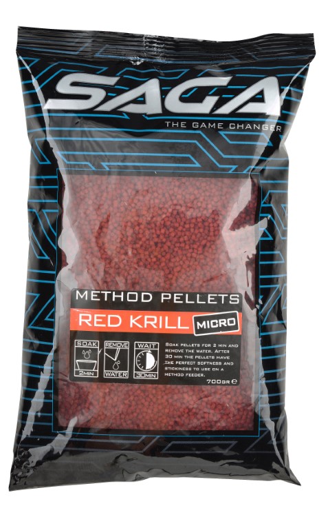 Saga Method Pellets Red Krill 2mm