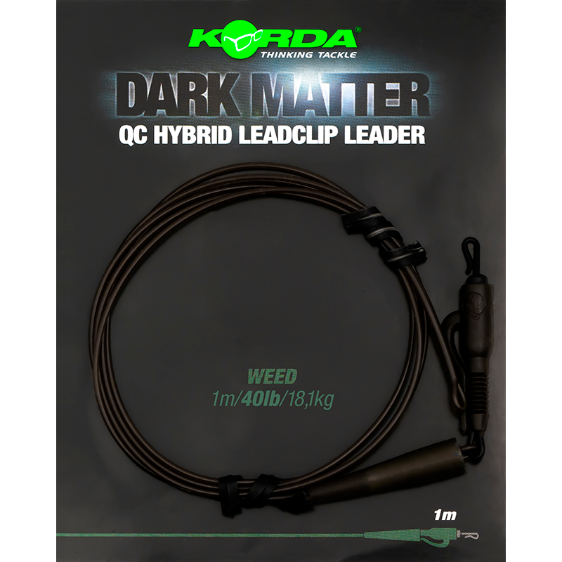 Korda Dark Matter Leader QC Hybrid Lead Clip 1m