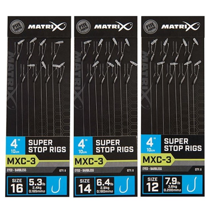 Matrix MXC-3 Barbless 10cm Super Stop Rigs