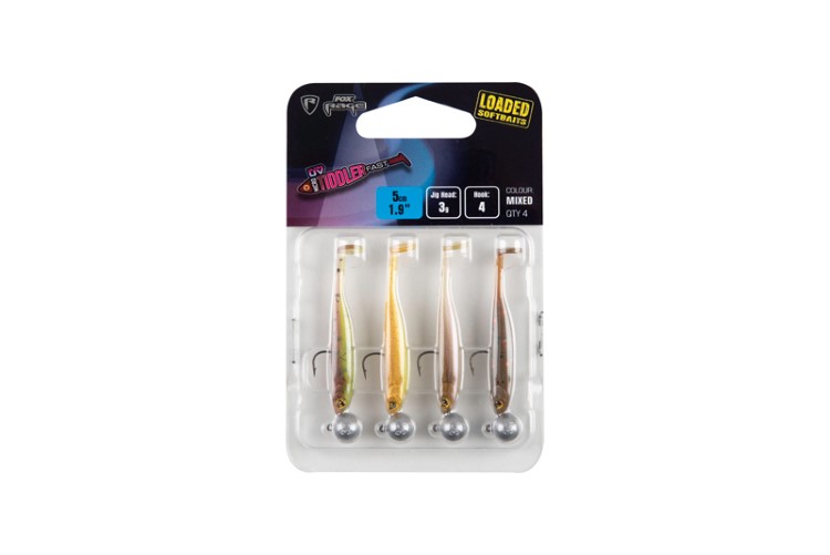 Fox Rage Micro Tiddler Fast Loaded UV Mixed Colour X4