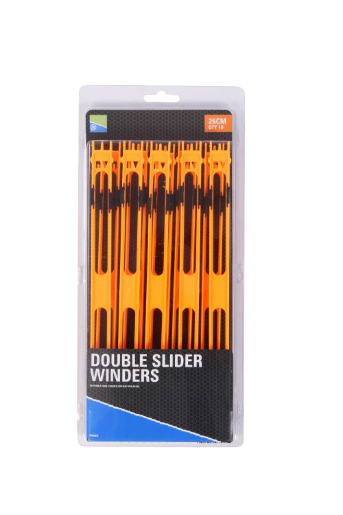 Preston Double Slider Winders 26 cm - Orange