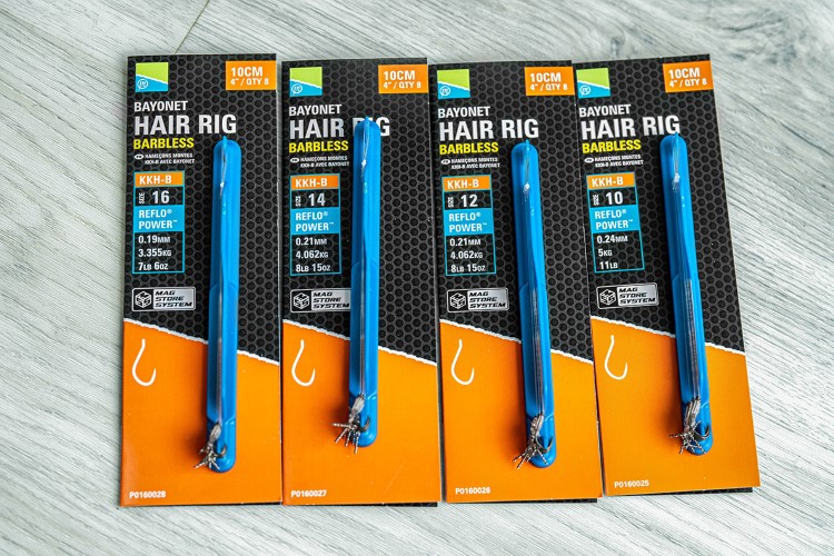 Preston KKH-B Mag Store Bayonet Hair Rigs 10cm