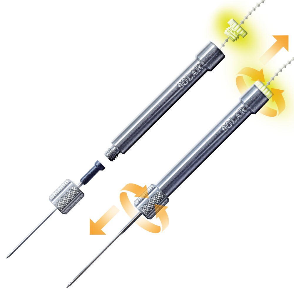 Solar P1 Baiting Needle with boilie stop dispenser