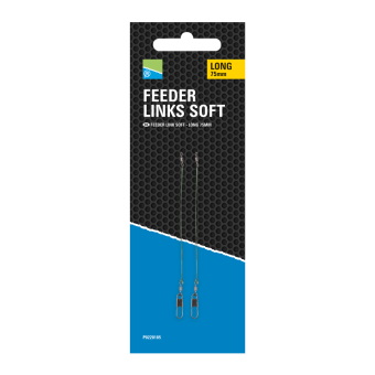Preston Feeder Links Soft Long 75mm