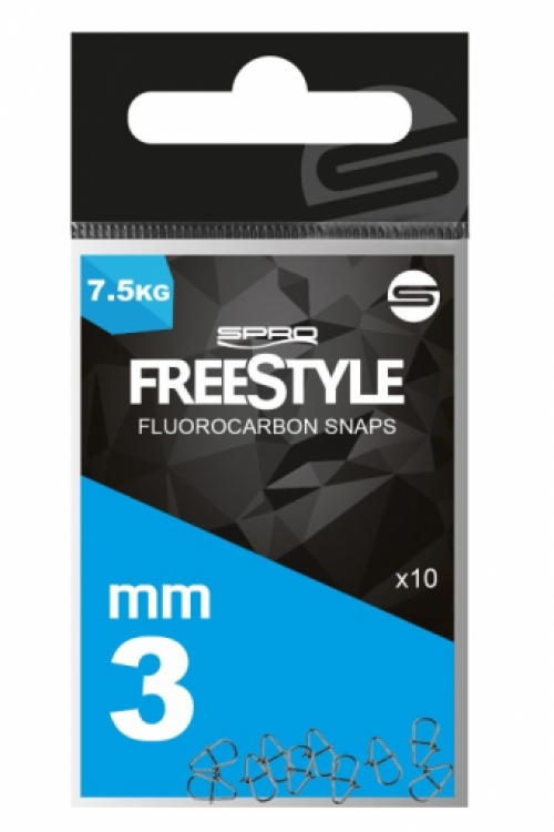 Spro Freestyle Reload Fluoro Snaps 4mm