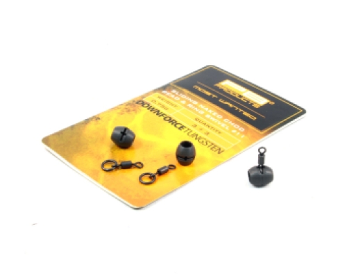 PB Products Downforce Tungsten Sliding Naked Chod Bead & Swivel