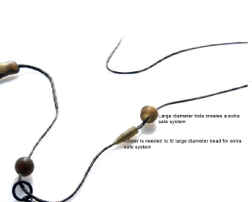 PB Products Naked Chod/Helicopter System Rubber & Bead Weed