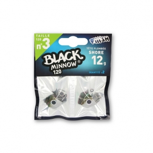 Fiiish Black Minnow 120 - Jig Heads 12gr Khaki