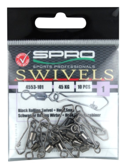 Spro Swivels - Rolling Swivel With Hooksnap