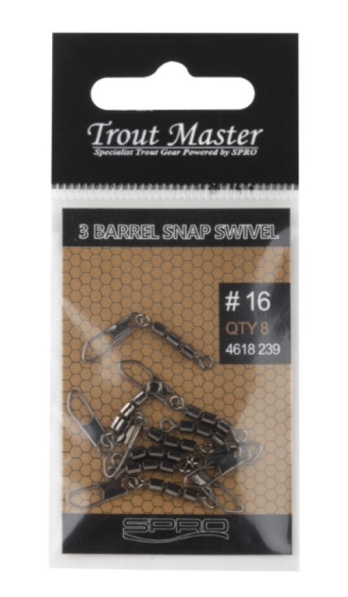 Spro Trout Master 3 Barrel Snap Swivel