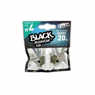 Fiiish Black Minnow 140 - Jig Heads 20gr Shore