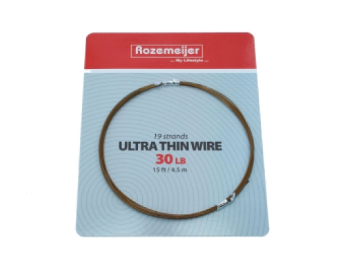 Rozemeijer Ultra Thin Wire 1x19 Strand 4,5m