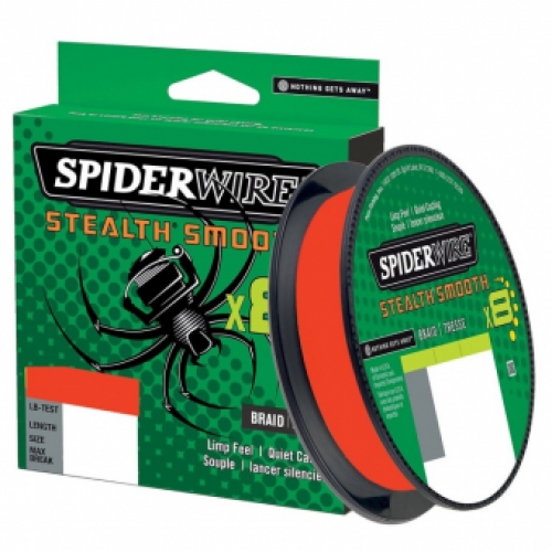 Spiderwire Stealth Smooth x8 Rood 150mtr
