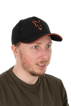 Fox Collection Black/Orange Baseball Cap