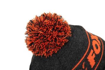 Fox Collection Black/Orange Bobble Hat