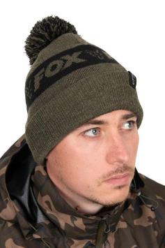 Fox Collection Green/Black Bobble Hat