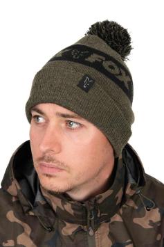 Fox Collection Green/Black Bobble Hat