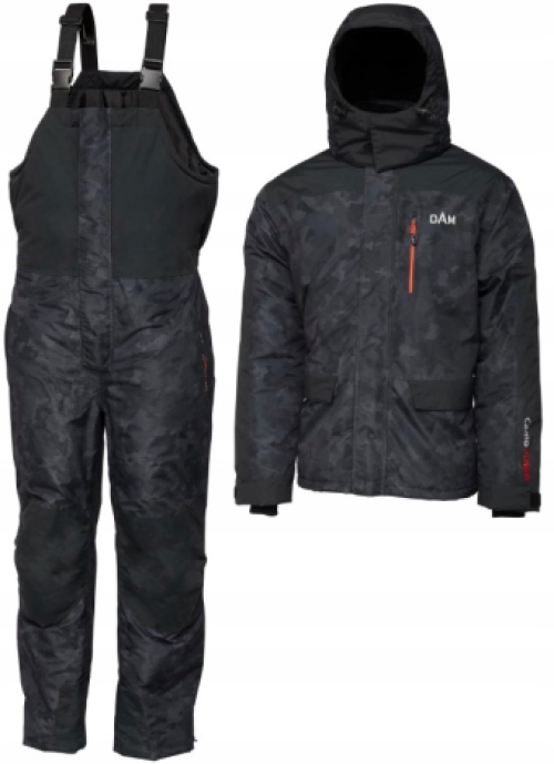 Dam Camovison Thermo Suit Black/Grey