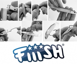 Fiiish Black Minnow 120 - 3x Bodies Electric Blue