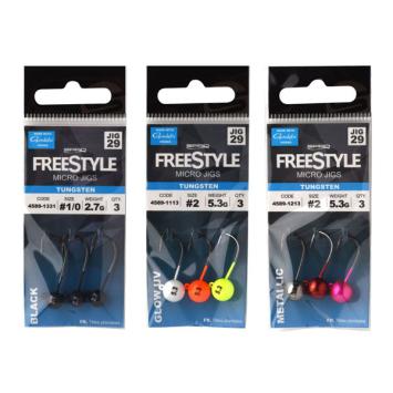 Spro Freestyle Tungsten Micro Jigs - Glow - Haakmaat 2