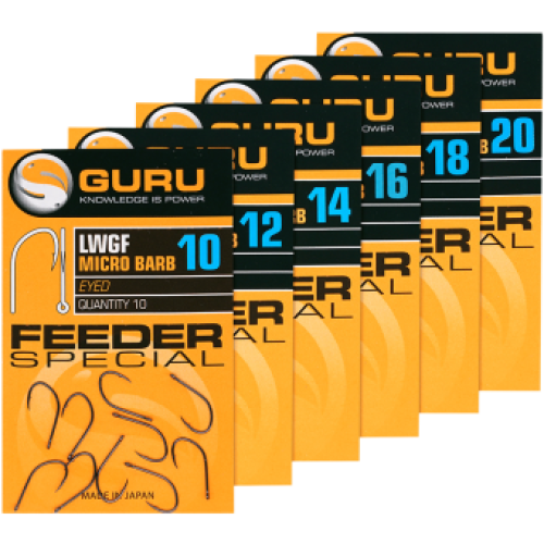 Guru LWG Feeder Special Hook Barbed/Eyed