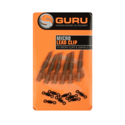 Guru Micro Lead Clip, Swivels & Tail Rubbers