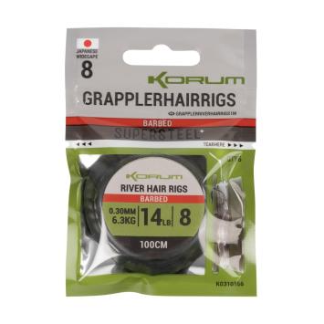 Korum Grappler River Hair Rigs 100cm