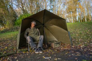 Korum Progress Graphite Brolly Shelter 50