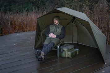 Korum Progress Graphite Brolly Shelter 50