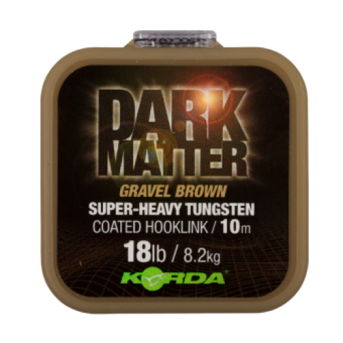 Korda Dark Matter Tungsten Coated Braid Gravel Brown