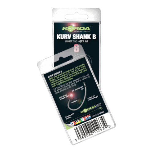 Korda Kurv Shank Barbless Hook