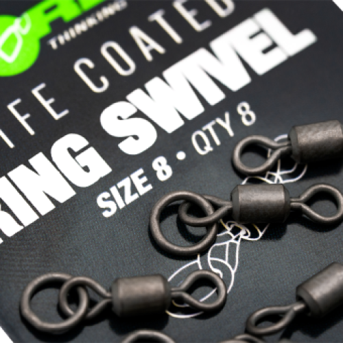 Korda PTFE Ring Swivels Size 8