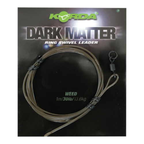 Korda Dark Matter Leader Ring Swivel 1m