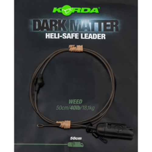 Korda Dark Matter Leader Heli Safe 40lb 50cm