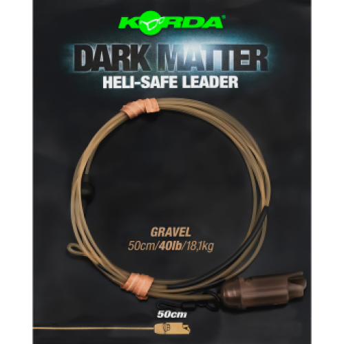 Korda Dark Matter Leader Heli Safe 40lb 50cm