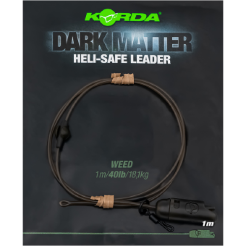 Korda Dark Matter Leader Heli Safe 40lb 1m