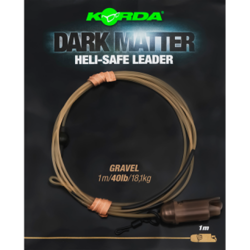 Korda Dark Matter Leader Heli Safe 40lb 1m