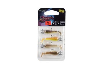 Fox Rage Micro Spikey Loaded UV Mixed Colour Pack X4