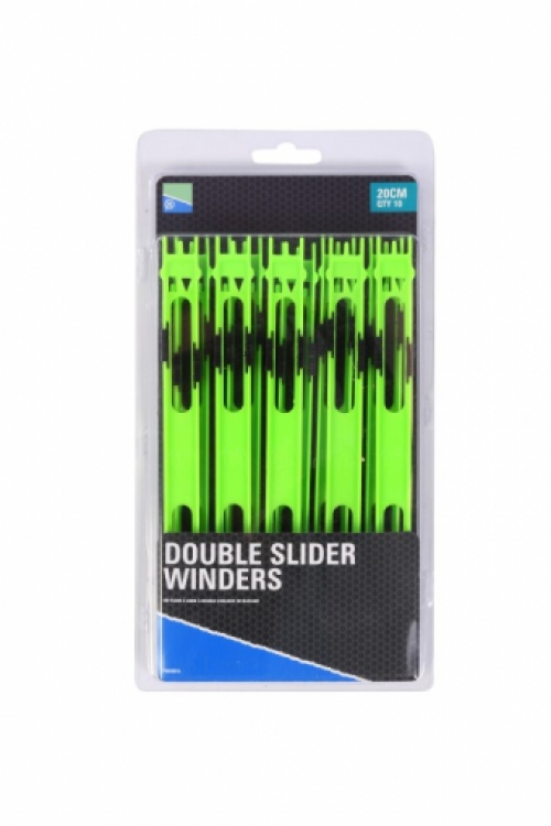 Preston Double Slider Winders 20 cm - Green