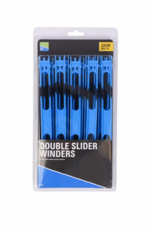 Preston Double Slider Winders 22 cm - Blue