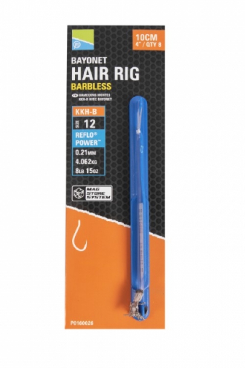 Preston KKH-B Mag Store Bayonet Hair Rigs 10cm