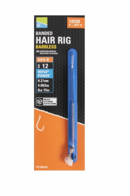 Preston KKH-B Mag Store Banded Hair Rigs 10cm
