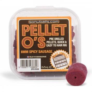 Sonubaits Pellet O's - Spicy Sausage 8mm