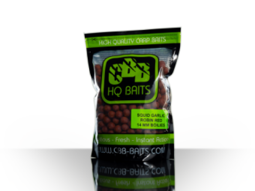 CBB HQ Baits Squid Garlic Robin Red Readymade Boilies