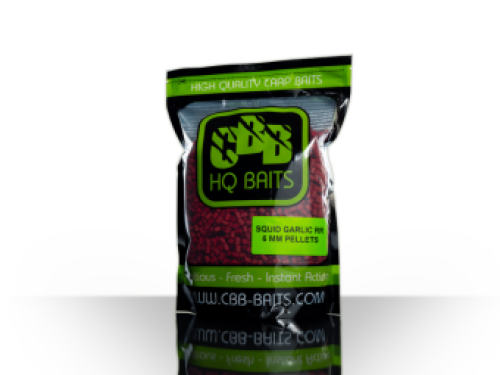 CBB HQ Baits Squid Garlic Robin Red Pellets